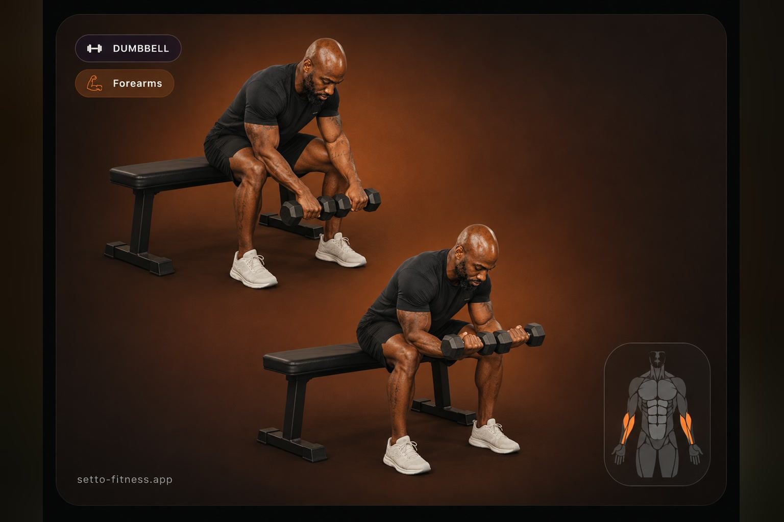 Reverse Wrist Curl demonstration