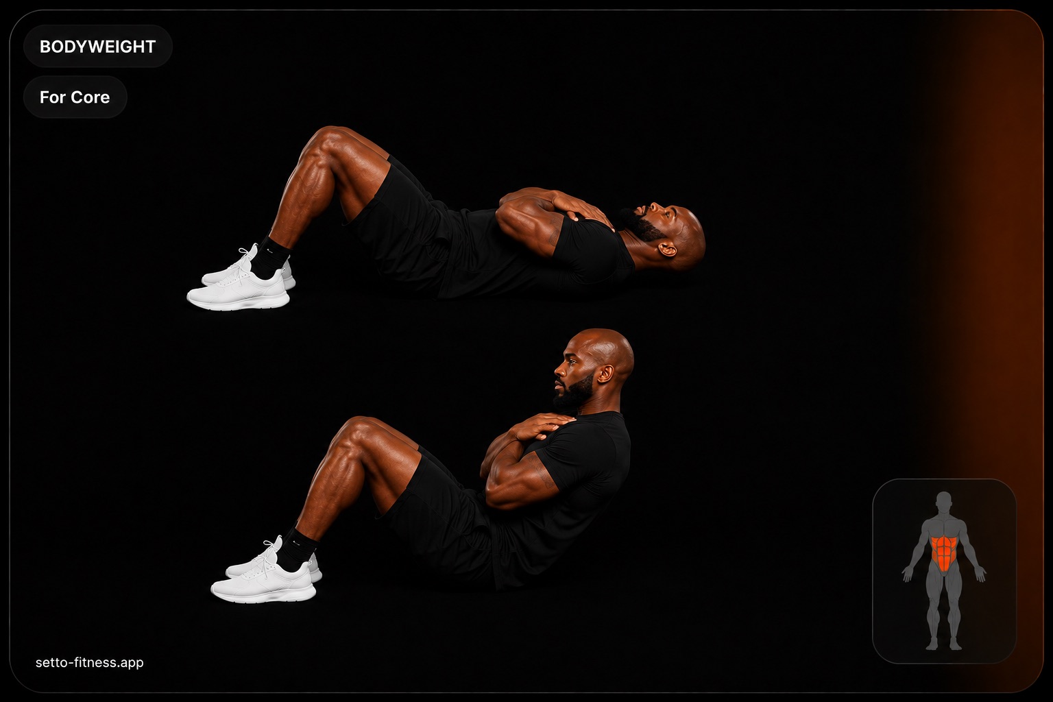 Demostración de Abdominal Completo (Sit-up)